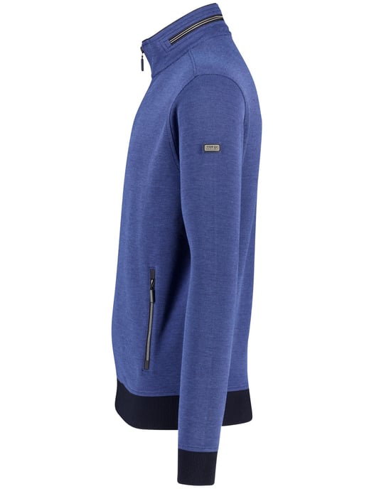 Baileys vest donkerblauw 100% katoen met rits - Image 3