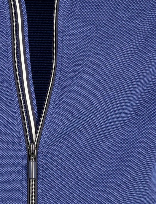 Baileys vest donkerblauw 100% katoen met rits - Image 4