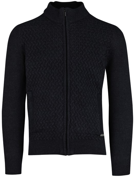 Vest baileys gebreid navy - Image 3