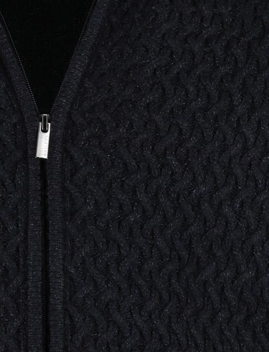Vest baileys gebreid navy - Image 4