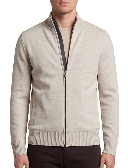 Gentiluomo vest scheerwol lichtgrijs - Image 1