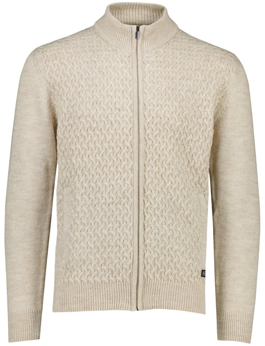 Baileys vest katoen kabelpatroon rits beige - Image 3
