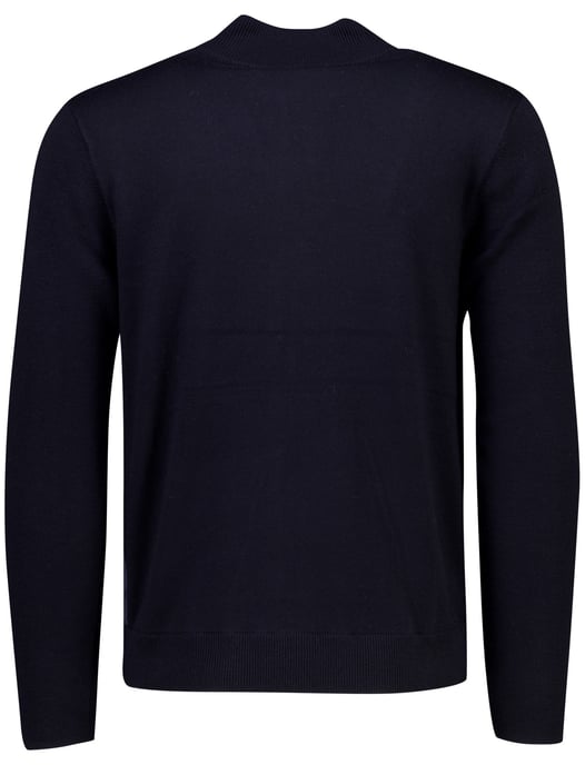 Vest Gentiluomo donkerblauw merinowol - Image 2