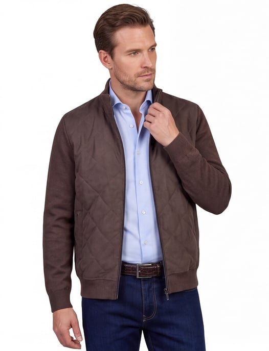 Baileys vest bruin kasjmier - Image 1