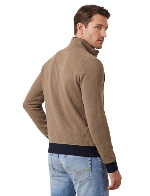 katoenen Baileys vest bruin rits - Image 2