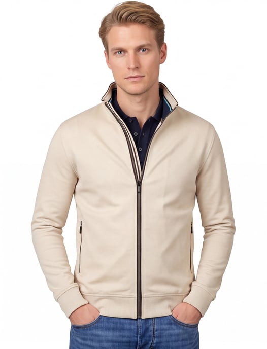 Baileys vest beige rits - Image 1