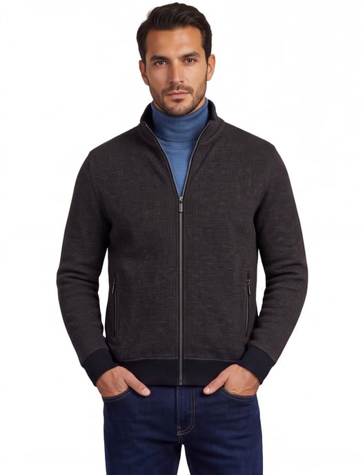 effen baileys vest katoen antraciet - Image 1