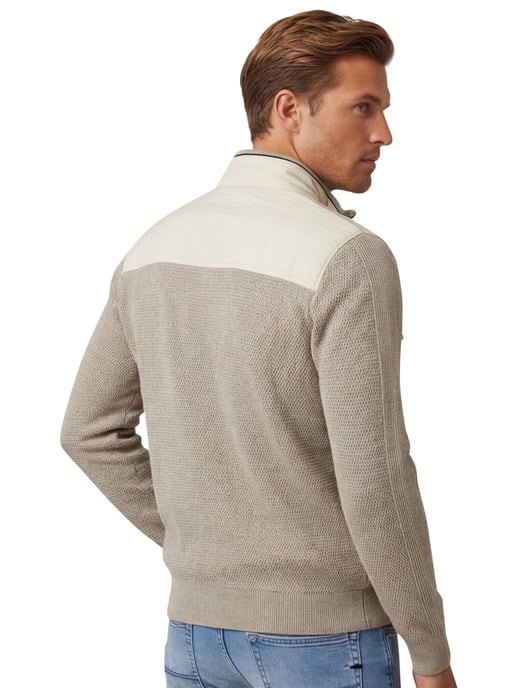Casa Moda vest beige met dubbele borstzak - Image 2