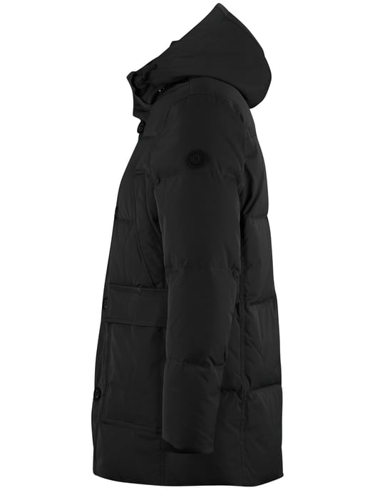 winterjas Reset effen groen normale fit capuchon - Image 4