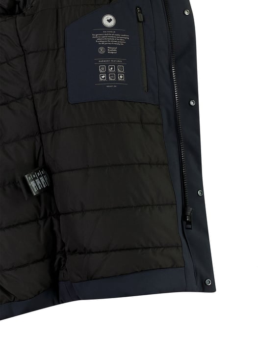 Parka jas Reset donkerblauw waterafstotend - Image 4