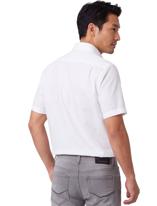 Strijkvrij overhemd Venti comfort fit wit met borstzak - Image 2