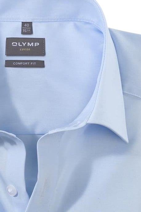 Korte mouw overhemd Olymp lichtblauw Comfort Fit - Image 3