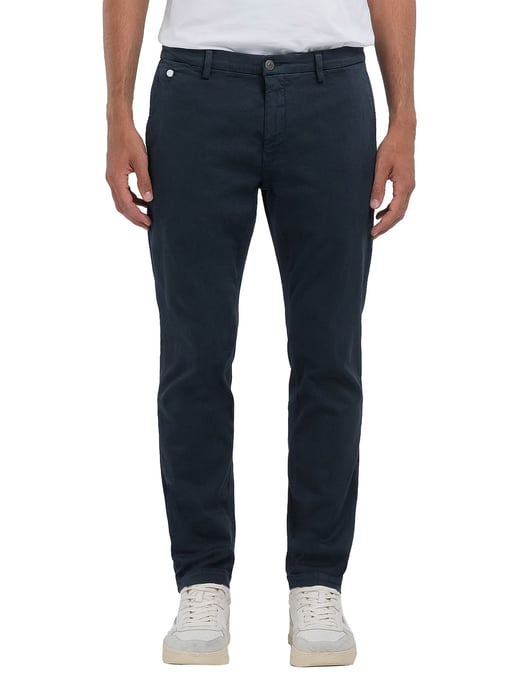 Replay chino Benni donkerblauw hyperflex katoen - Image 1
