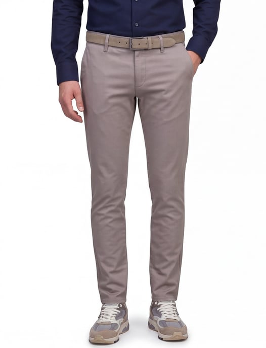 Alberto chino beige katoen - Image 1