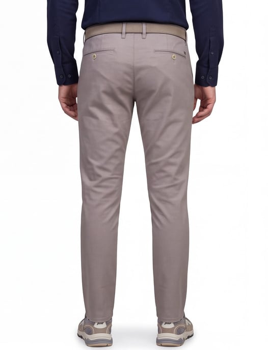 Alberto chino beige katoen - Image 2