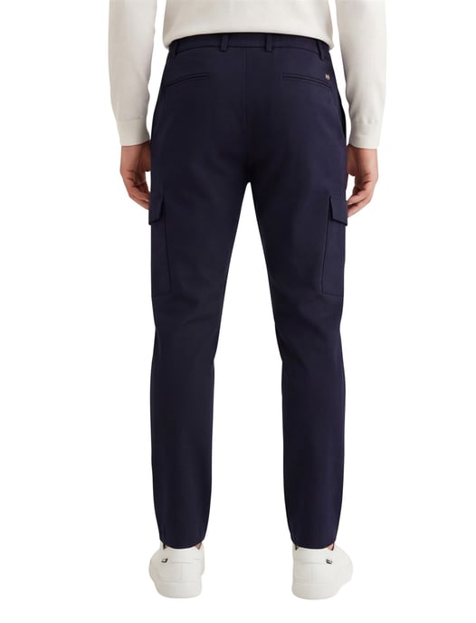 Genti chino donkerblauw effen - Image 2