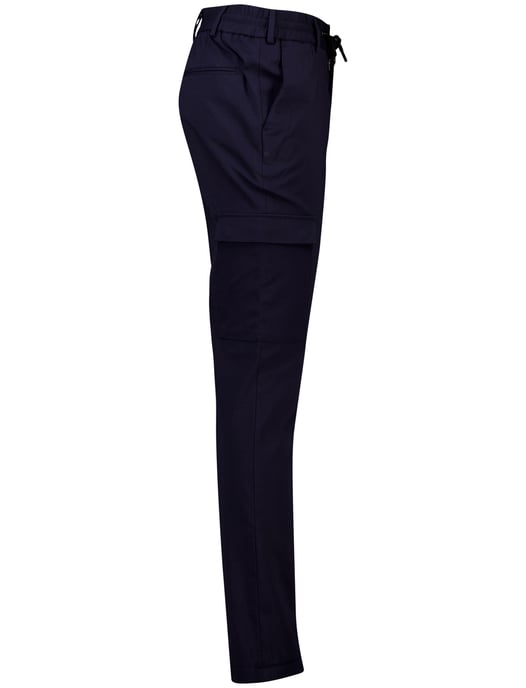 Genti chino donkerblauw effen - Image 3
