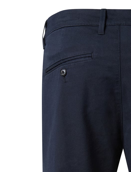 katoenen Pierre Cardin pantalon donkerblauw normale fit - Image 4