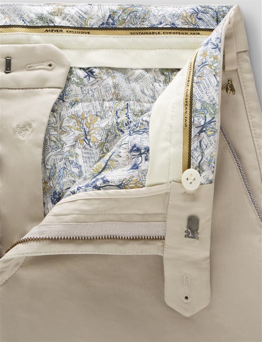 katoenen broek Meyer New York beige - Image 3