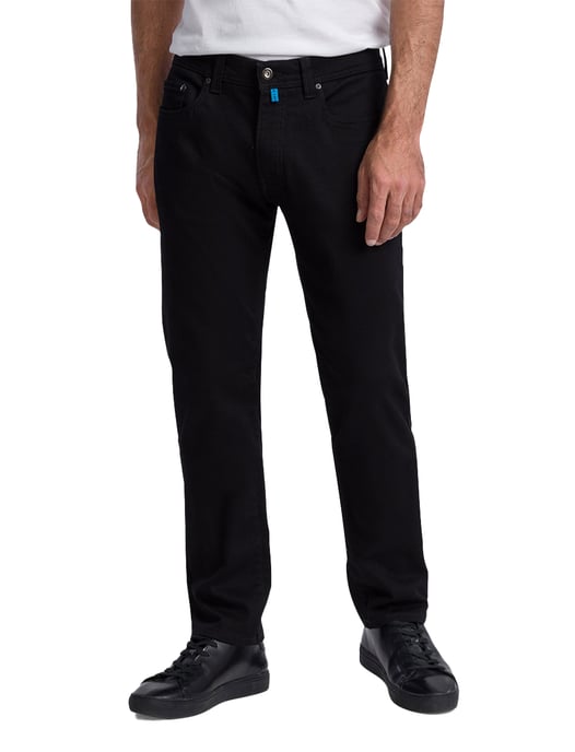 Pierre Cardin Lyon Tapered fit zwart 5-pocket - Image 1