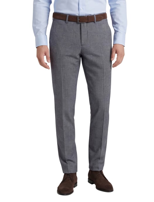Gardeur broek chino blauw geruit Savage - Image 1