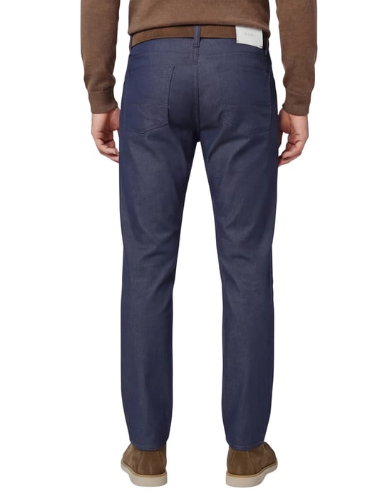 Brax katoenen broek blauw effen katoen - Image 2