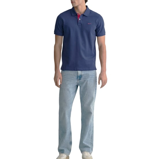 GANT MENS Polo Pique Shirt Short Sleeve Casual Summer Tee Cotton New Jersey - Image 1