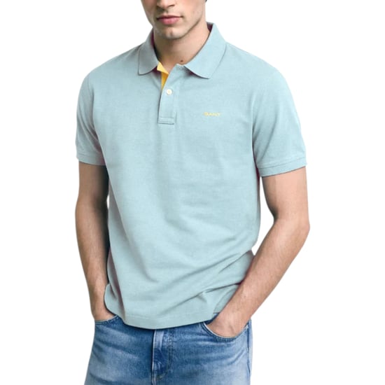 GANT MENS Polo Pique Shirt Short Sleeve Casual Summer Tee Cotton New Jersey - Image 1