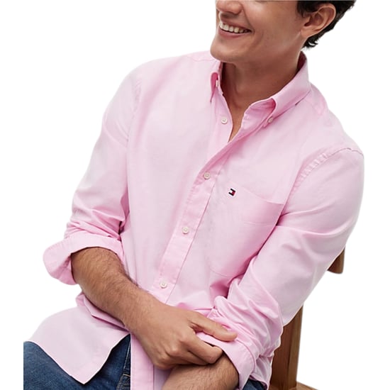 TOMMY HILFIGER Mens Shirts Regular Fit Oxford Long Sleeve Casual Cotton Formal - Image 2