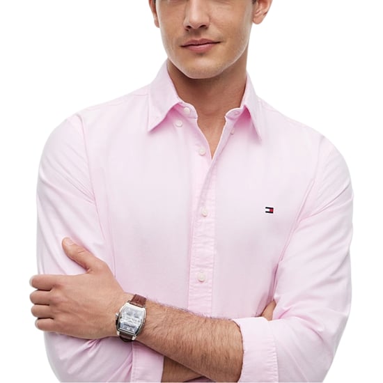 TOMMY HILFIGER Mens Shirts Regular Fit Oxford Long Sleeve Casual Cotton Formal - Image 4