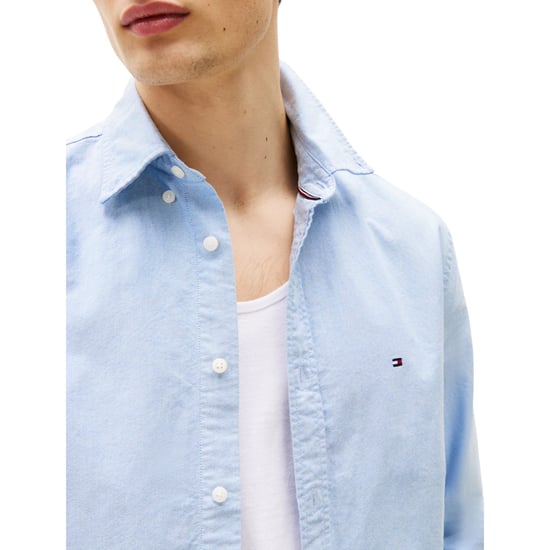 TOMMY HILFIGER Mens Shirts Regular Fit Oxford Long Sleeve Casual Cotton Formal - Image 3