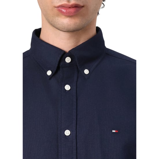 TOMMY HILFIGER Mens Shirts Regular Fit Oxford Long Sleeve Casual Cotton Formal - Image 3