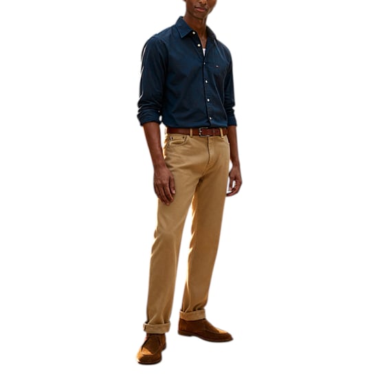 TOMMY HILFIGER Mens Shirts Regular Fit Oxford Long Sleeve Casual Cotton Formal - Image 5