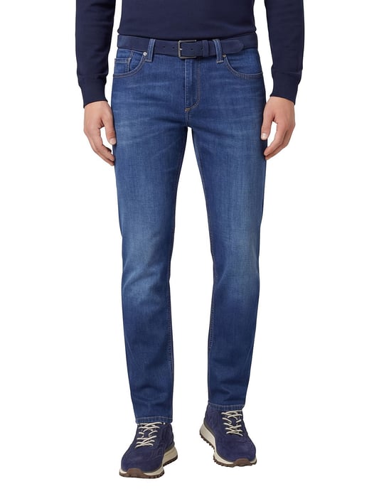 Alberto broek effen 5-pocket katoen - Image 1
