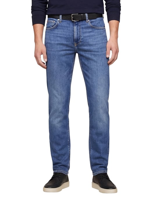 Tommy Hilfiger Denton straight fit 5-p jeans lichtblauw katoen zonder omslag - Image 1