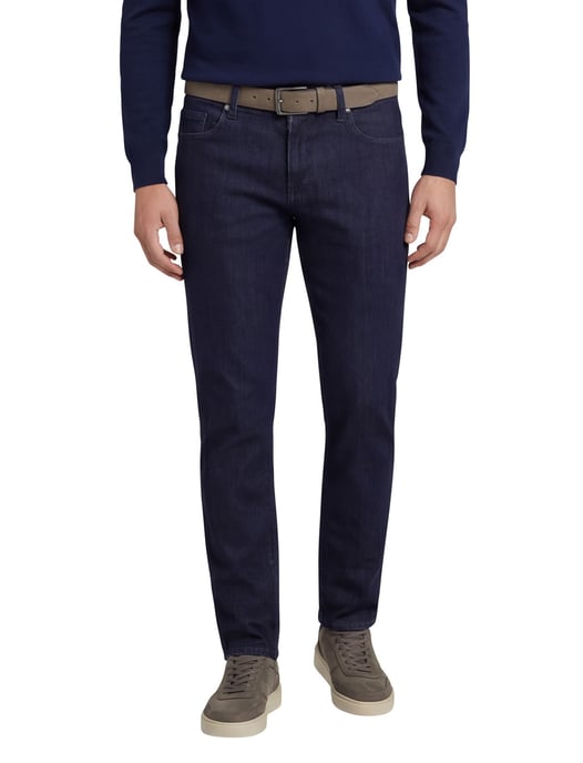 Alberto 5-pocket jeans effen navy - Image 1