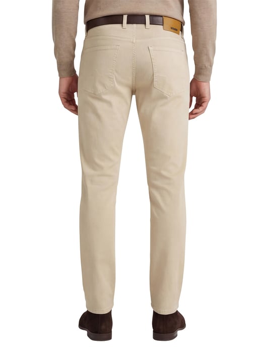 Alberto 5-pocket broek beige normale fit - Image 2