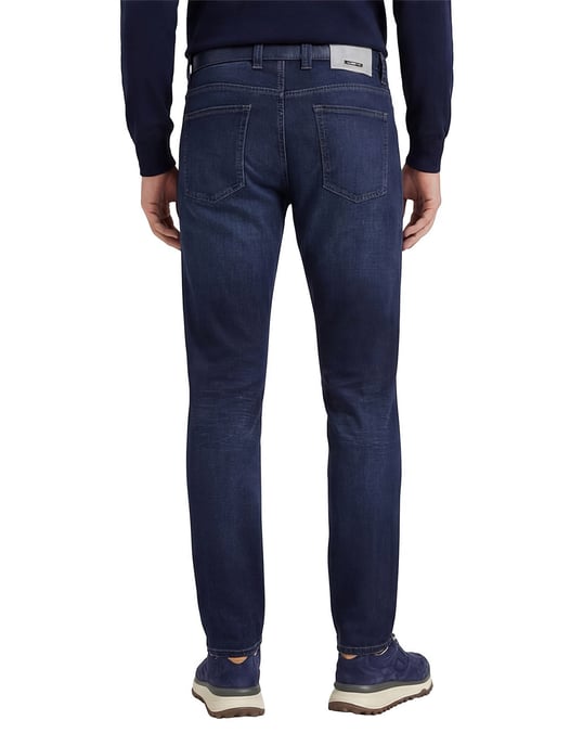 Alberto 5-pocket donkerblauw katoen - Image 2