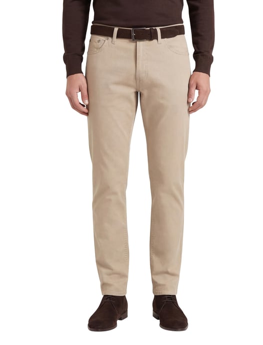 Brax Pantalon beige effen chuck modern fit - Image 1