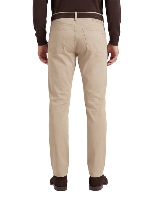 Brax Pantalon beige effen chuck modern fit - Image 2
