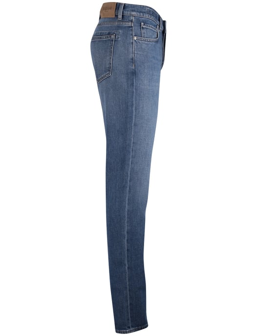 Barmas jeans blauw effen denim normale fit - Image 3