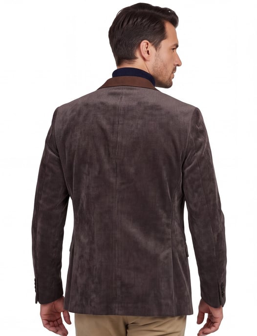 Colbert Scotland Blue Bruin Corduroy vier zakken - Image 2