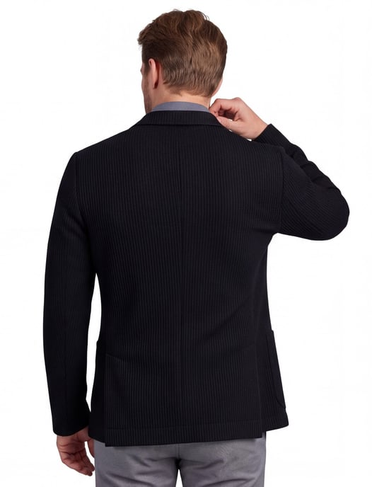 colbert Roy Robson zwart slim fit effen - Image 2