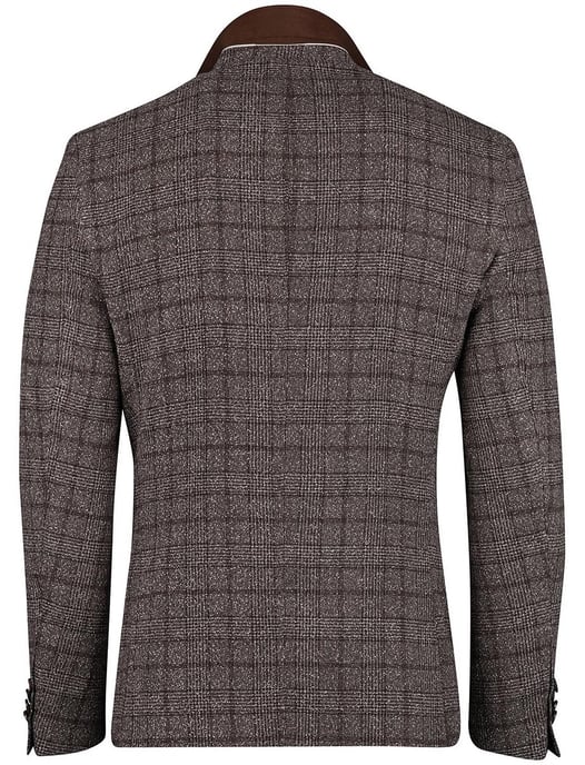 Colbert Scotland Blue bruin geruit borstzak - Image 3