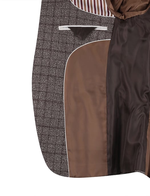 Colbert Scotland Blue bruin geruit borstzak - Image 4