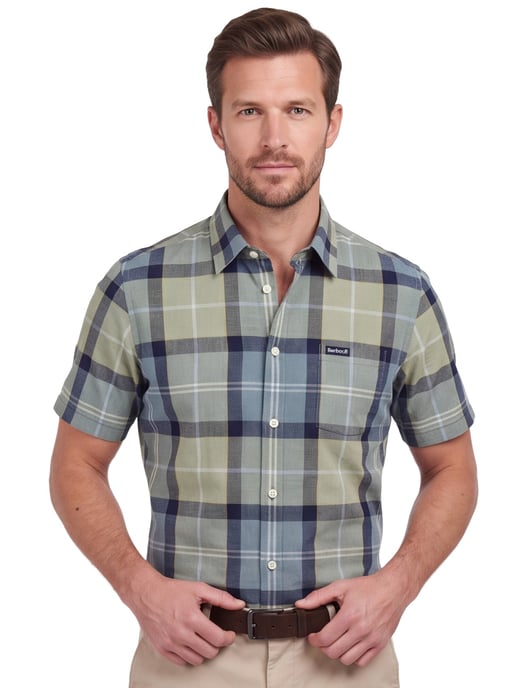 Overhemd Barbour Regular Fit groen - Image 1