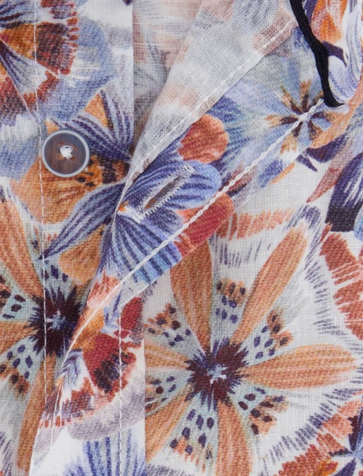 linnen Casa Moda overhemd geprint multicolor wijde fit - Image 4