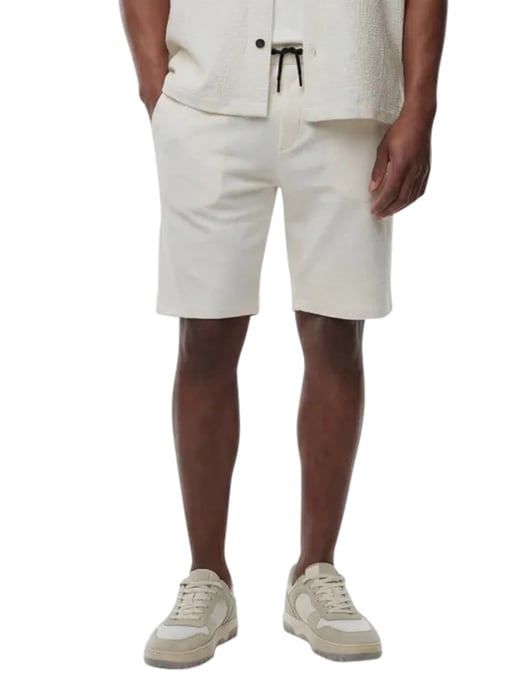Korte joggingsbroek Genti beige normale fit - Image 1