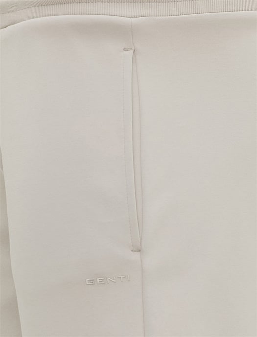 Korte joggingsbroek Genti beige normale fit - Image 3