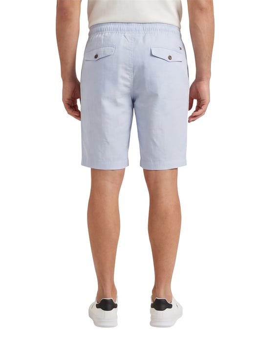 Tommy Hilfiger tapered fit short lichtblauw linnen - Image 2